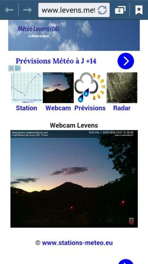 Météo Levens (06) скриншот 2