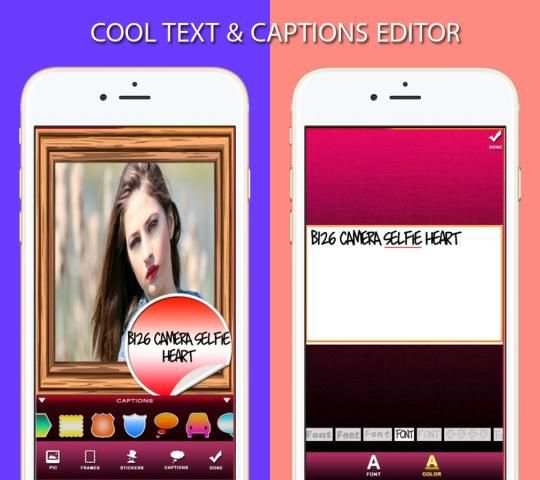 B126 Camera - Selfie Heart скриншот 2