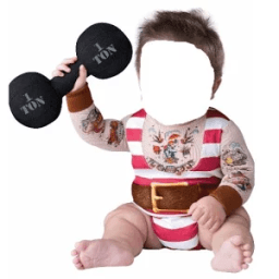ikon Baby Fancy Dress Photo Montage