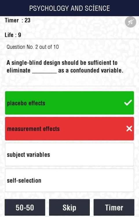 Psychology Test screenshot 3