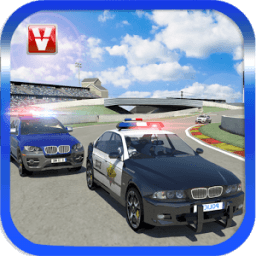 ikon Polisi: mobil balap 3d