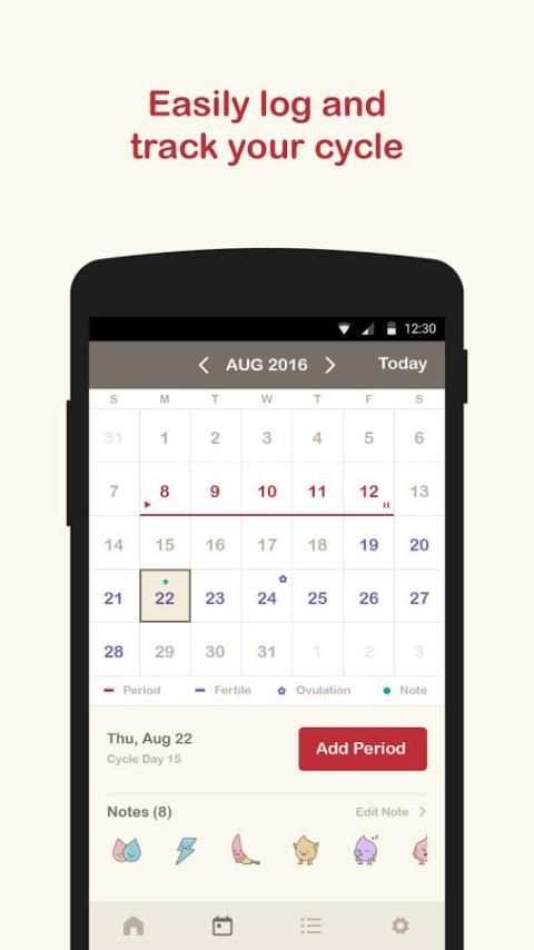 Month - Period Tracker 3 تصوير الشاشة