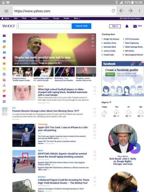 Tablet Browser स्क्रीनशॉट 6