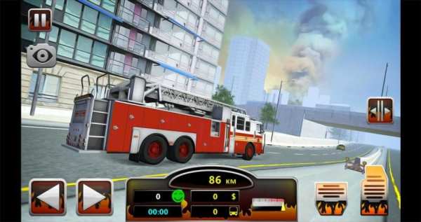 Fire Truck Simulator 2016 स्क्रीनशॉट 8