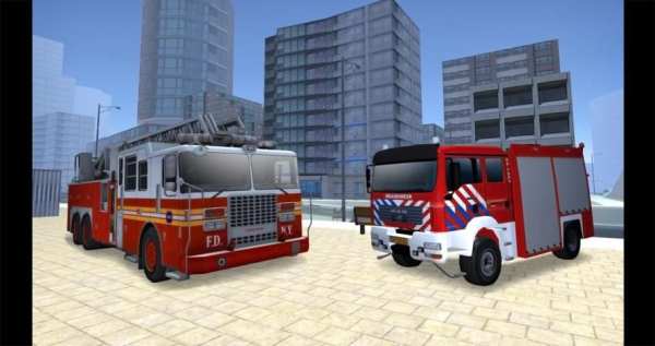 Fire Truck Simulator 2016 स्क्रीनशॉट 5