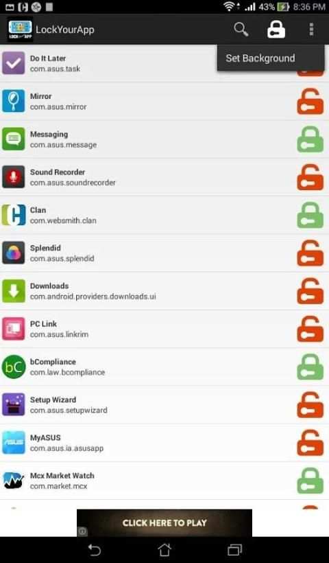 Lock Your App स्क्रीनशॉट 6