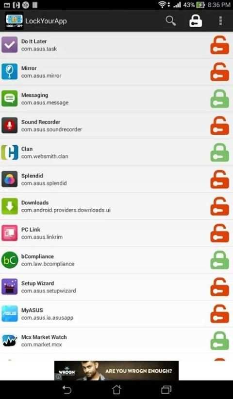 Lock Your App स्क्रीनशॉट 7