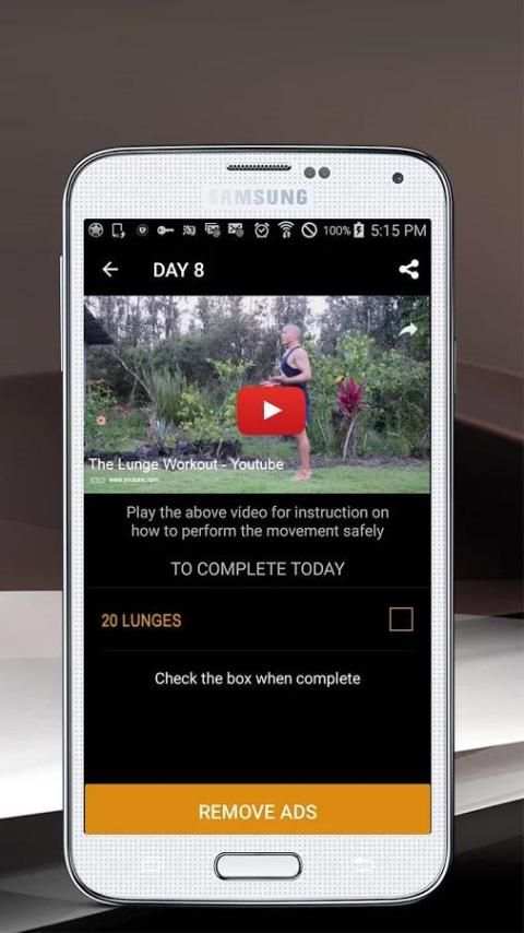30 Day Lunge Challenge screenshot 1