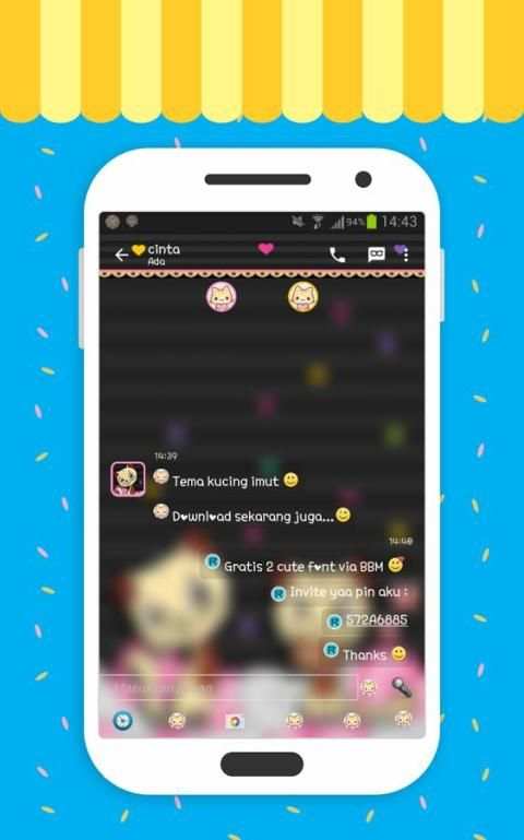 Tema Kucing Imut screenshot 5