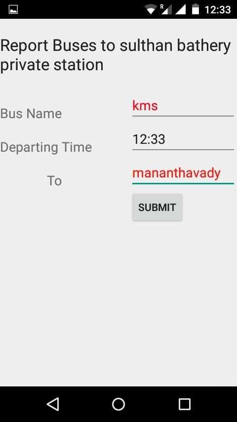 Wikibus Kerala Bus Time (Beta) 10 تصوير الشاشة
