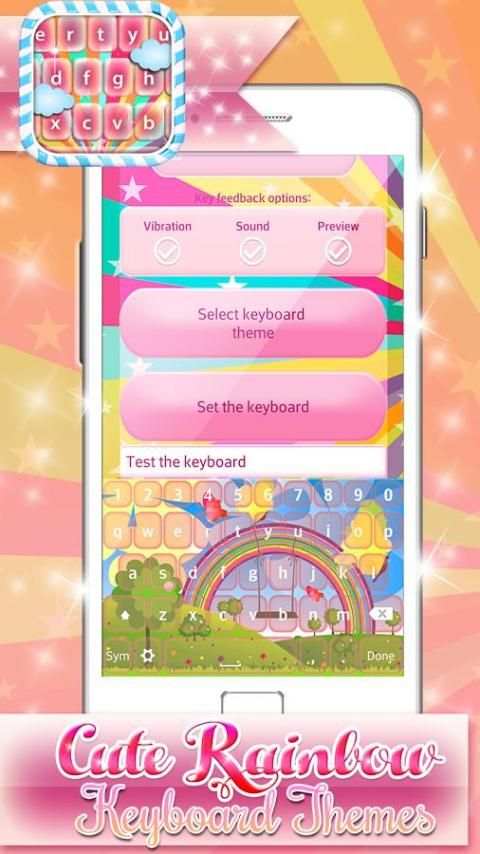 Lucu pelangi tema screenshot 5