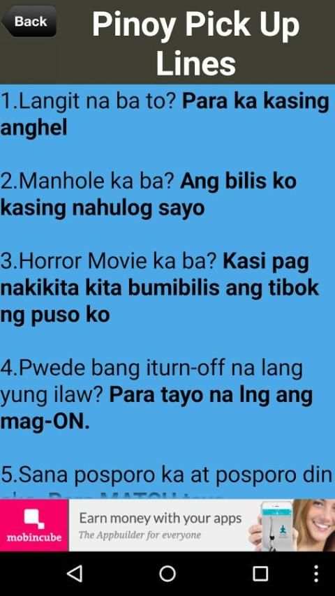 Pinoy Pick Up Lines & Jokes screenshot 4