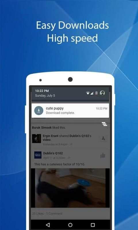 Download Facebook Video 4 تصوير الشاشة