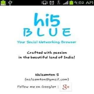 Hi5 Blue screenshot 1