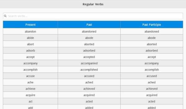 Regular Verbs screenshot 4