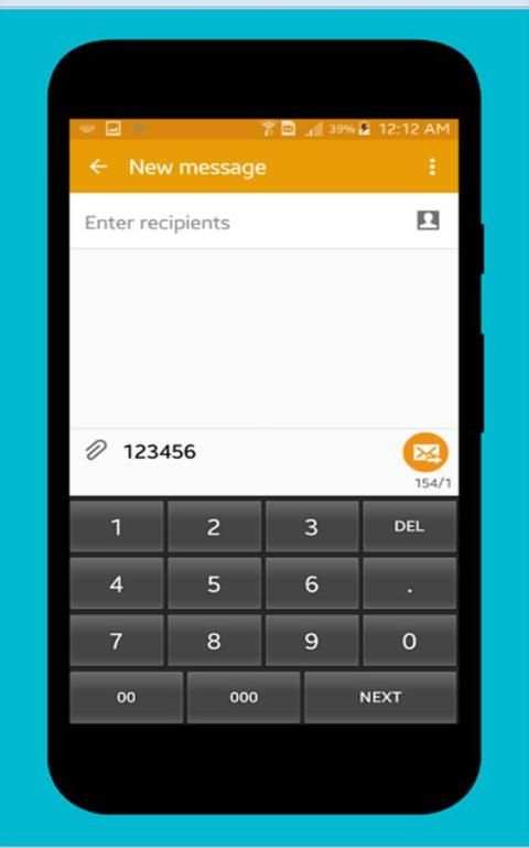 Numeric Keyboard स्क्रीनशॉट 1