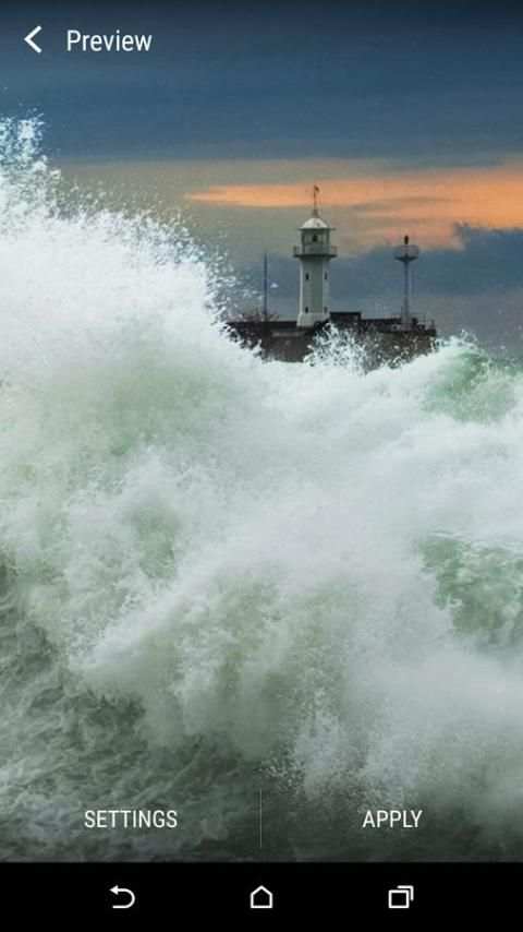 Stormy Shore Live Wallpaper स्क्रीनशॉट 5