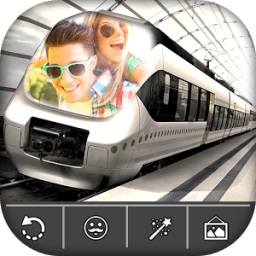 ikon Train Photo Frame