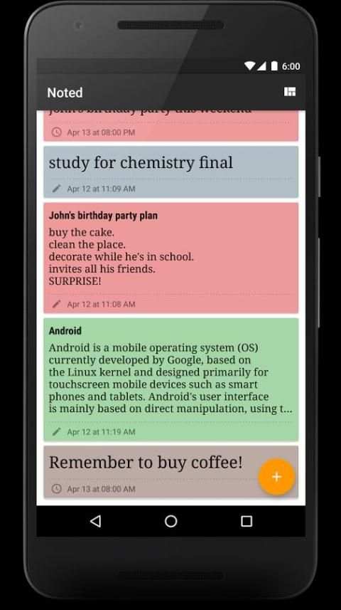 Noted screenshot 5