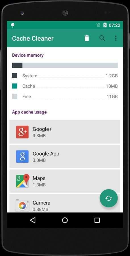 Cache cleaner free 4 تصوير الشاشة