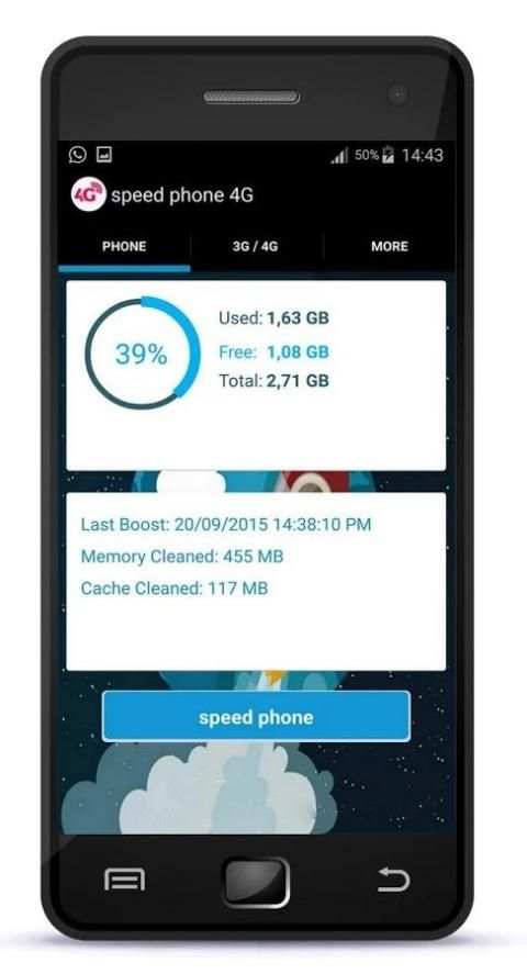 Speed Phone 4G Clean Ram screenshot 3