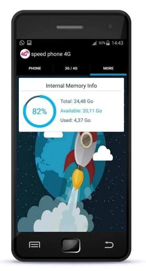 Speed Phone 4G Clean Ram screenshot 1