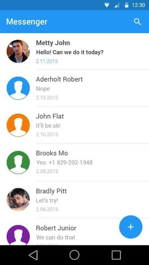 Messenger for Android™ screenshot 3