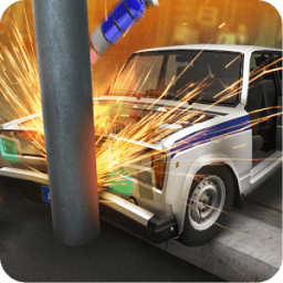 ikon Real Car Crash Police 3D
