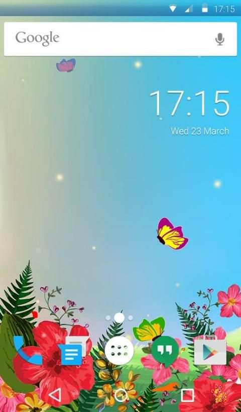 Kupu-kupu Animasi Papan Tuts screenshot 1