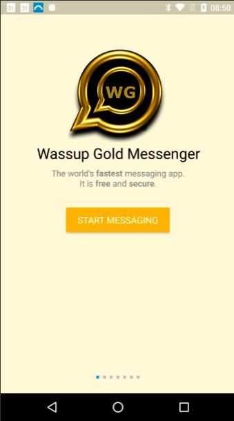 Wassup Gold Messenger screenshot 3