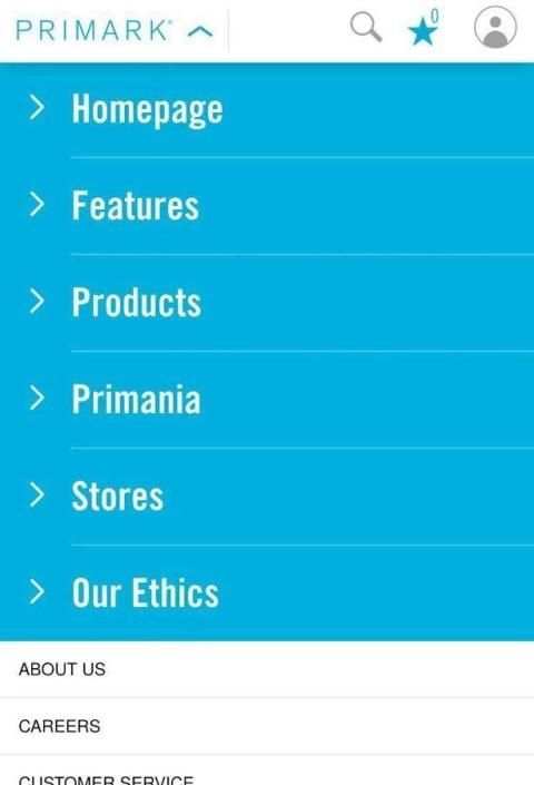 Primark Shopping скриншот 2