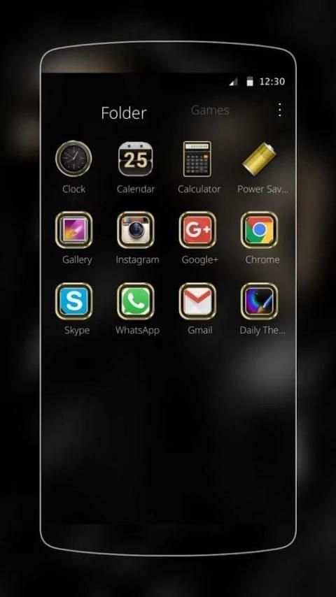 Hitam Skull Tema screenshot 1