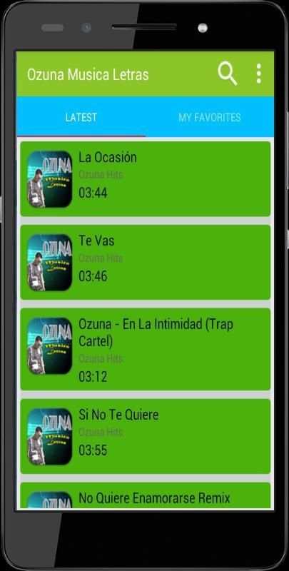 Musica Letras de Ozuna screenshot 3