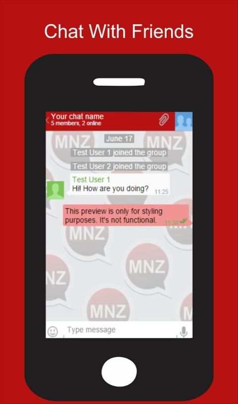 MNZ Messenger screenshot 3