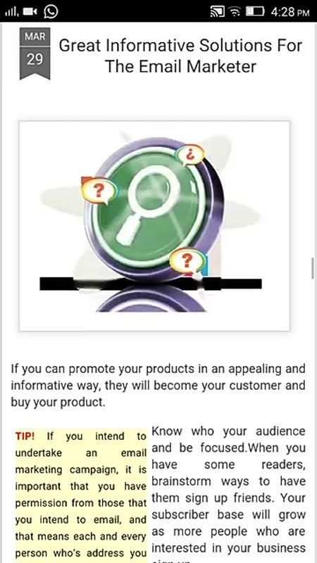 Email marketing Tips स्क्रीनशॉट 1