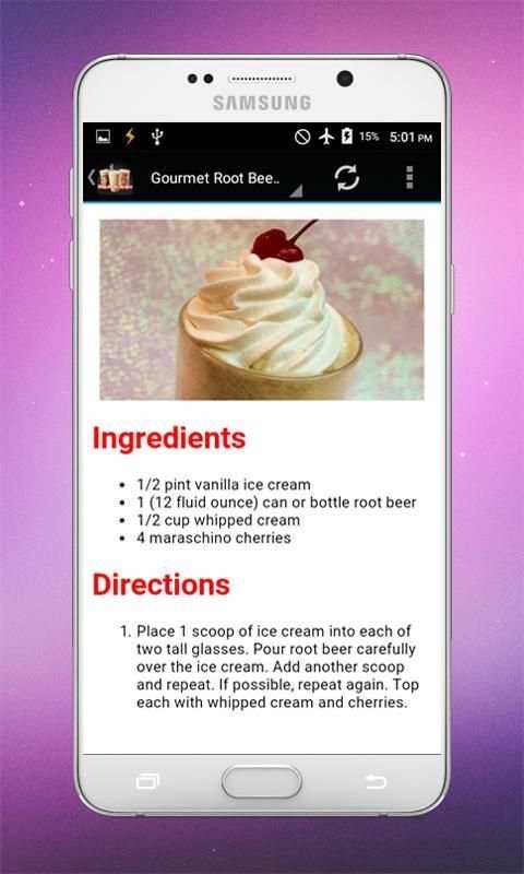 Milkshake Recipes screenshot 1