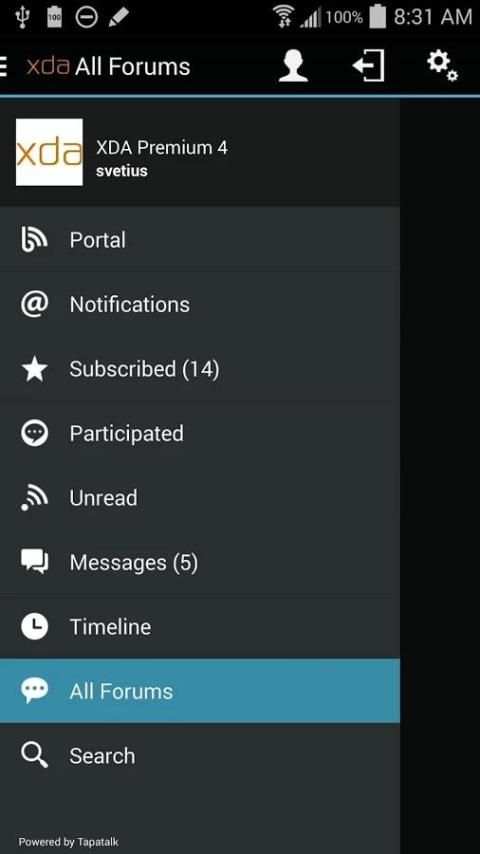 XDA Premium 6 تصوير الشاشة