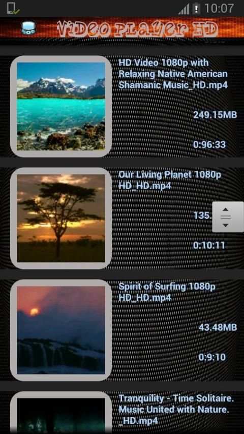 MP4/3GP/MKV HD Video Player screenshot 1