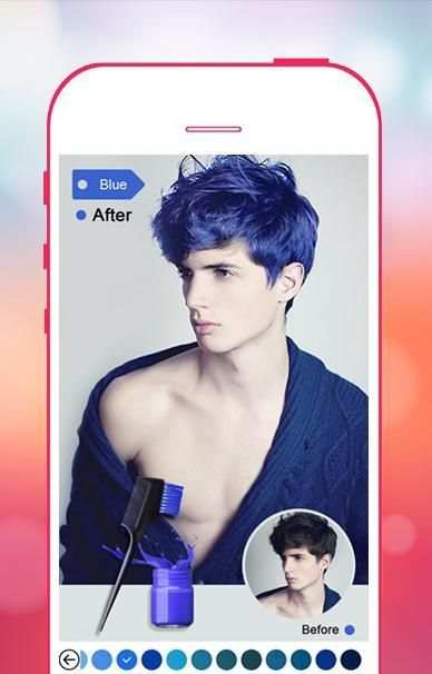 Hair Color Changer скриншот 2