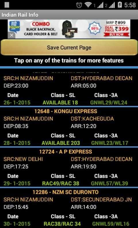 Indian Rail स्क्रीनशॉट 9