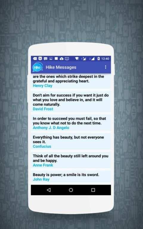 Hike Messenger Daily screenshot 1