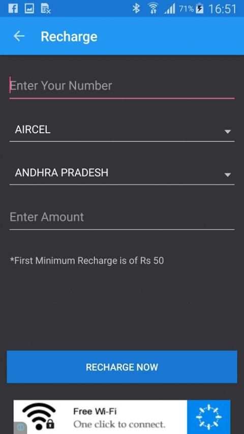 Pocket Free Recharge (Free) screenshot 1