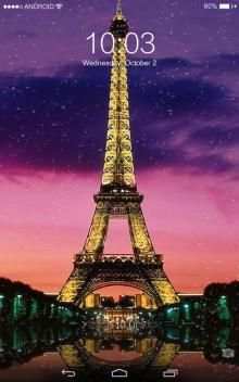 Rainy Paris Lock Screen screenshot 8