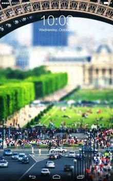 Rainy Paris Lock Screen screenshot 5