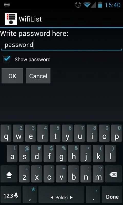 WiFi List widget Free 4 تصوير الشاشة