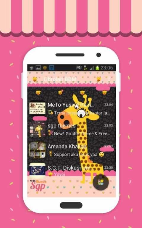 Tema Jerapah by SGP screenshot 3