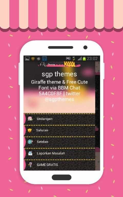 Tema Jerapah by SGP screenshot 6