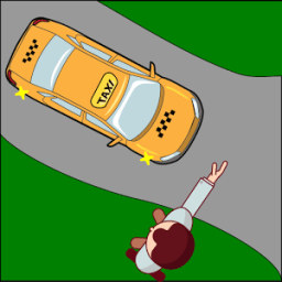 ikon Тренажер ПДД: Такси. Остановка