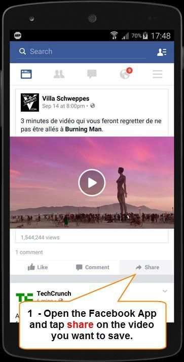 GetVid for Facebook & Browser screenshot 2