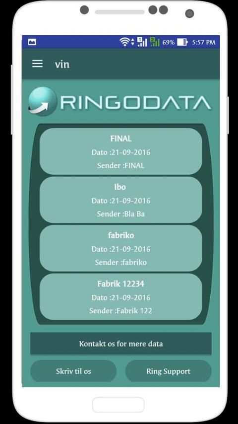 RingoData 3 تصوير الشاشة
